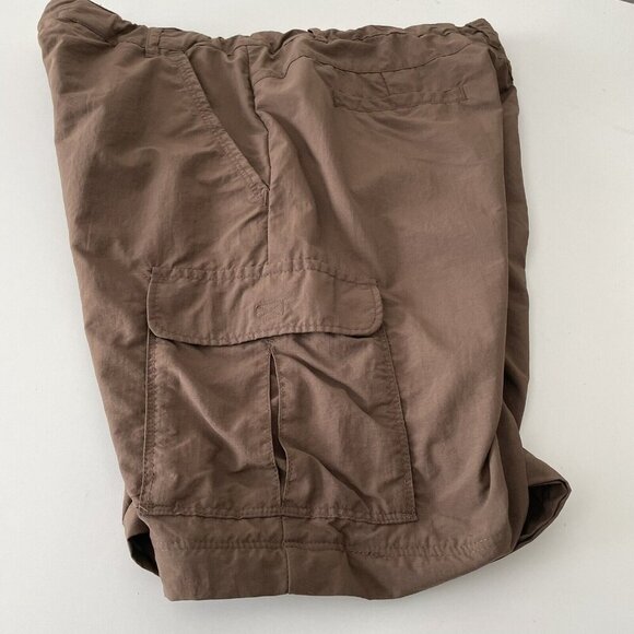 REI Shorts Girls XL (18) Lightweight Cargo Brown Nylon Outdoors Hiking Camping - Picture 5 of 13